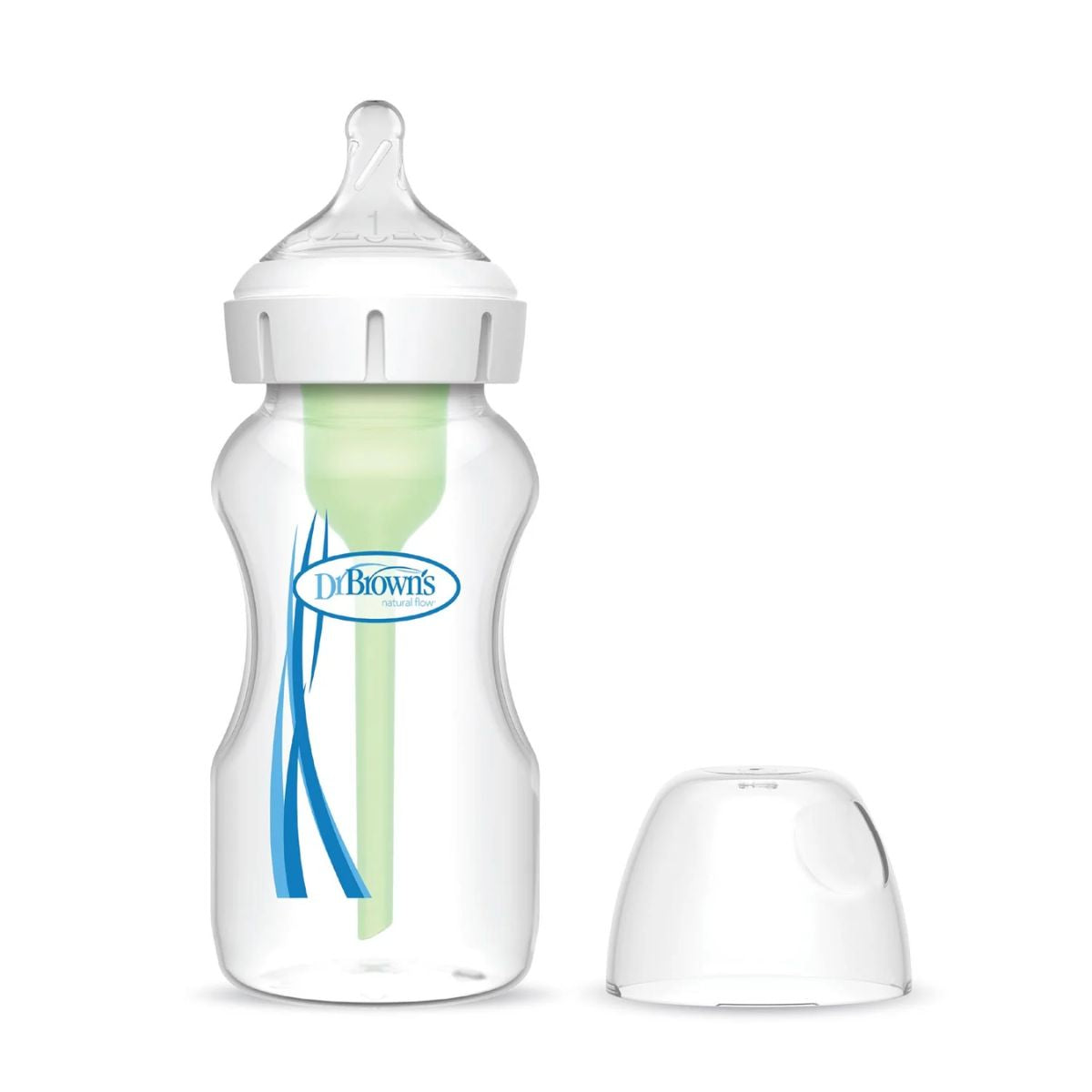 Dr. Brown’s Options+ Wide-Neck Baby Bottle 9 oz, 0m+ - Level 1