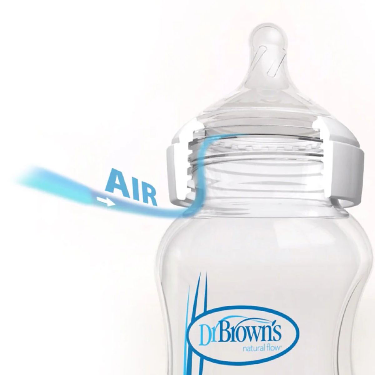 Dr. Brown’s Options+ Wide-Neck Baby Bottle 9 oz, 0m+ - Level 1
