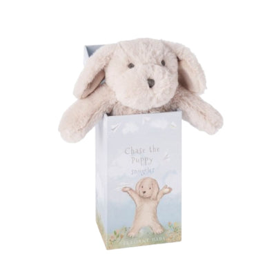 Elegant Baby Chase the Puppy Snuggler Plush Security Blanket w/ Gift Box