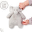 Cobertor de Segurança de Pelúcia Lucky the Elephant Snuggler com Caixa de Presente on Luna Baby Store Miami