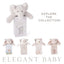 Cobertor de Segurança de Pelúcia Lucky the Elephant Snuggler com Caixa de Presente on Luna Baby Store Miami