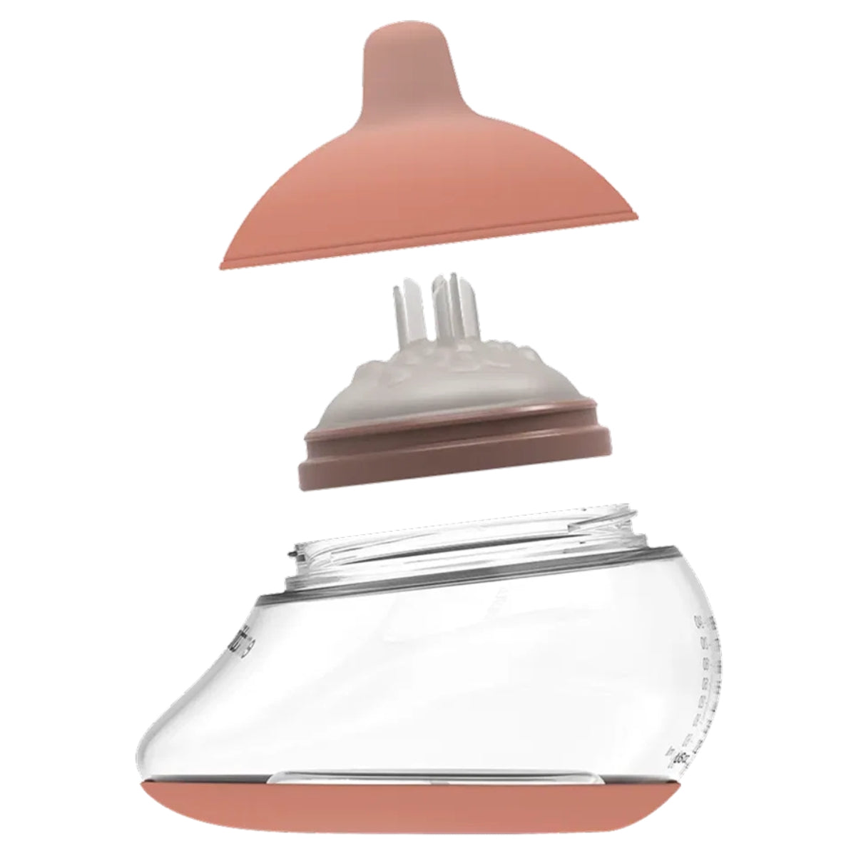 Emulait Baby Bottle Nipples 2-Pack - Light, Shape 4 on Luna Baby Store Miami