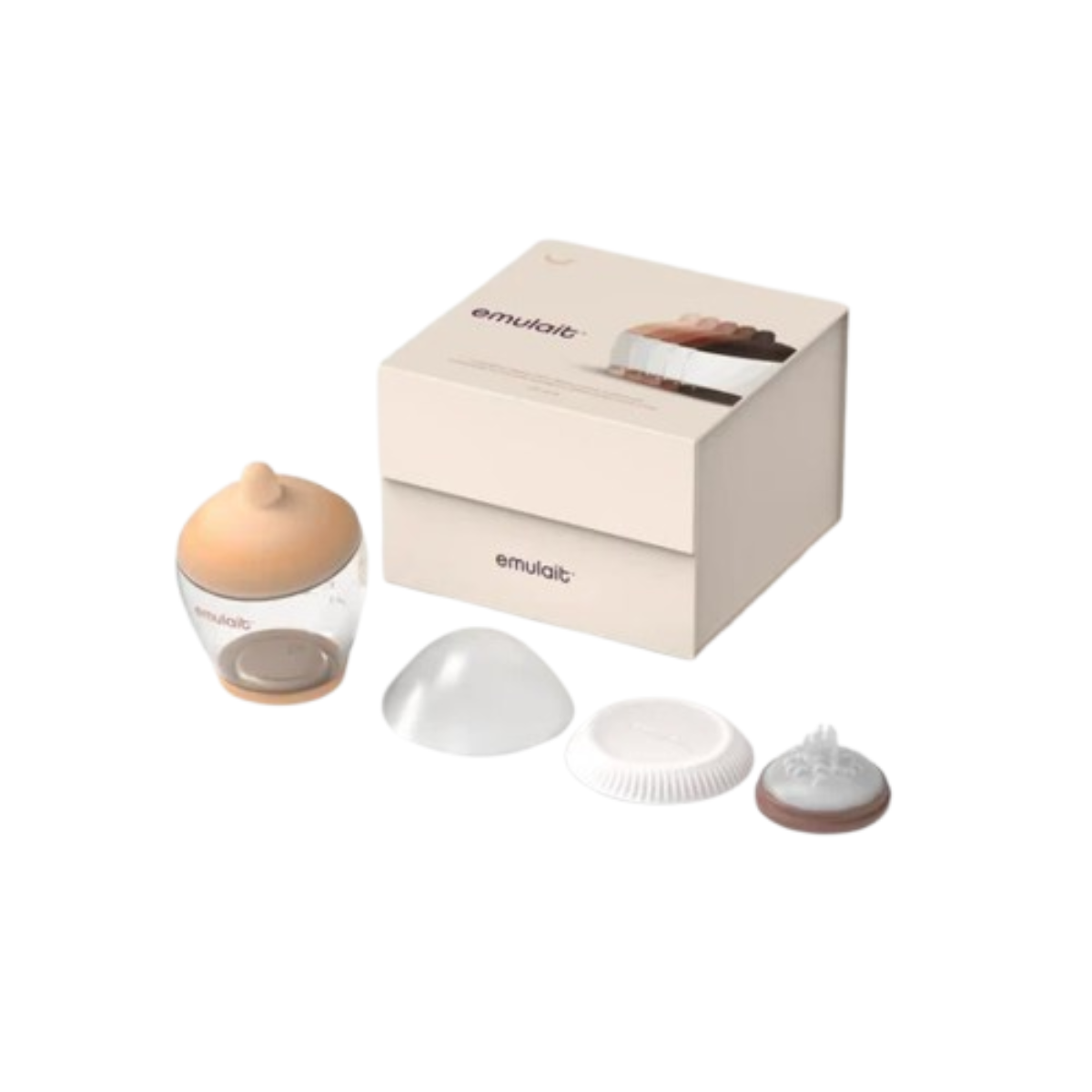 Emulait The Classic Bottle Nipple 8 oz - Shape 4, Light