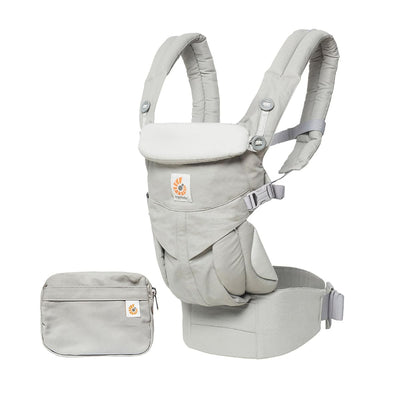 Canguru Infantil Ergobaby 4 Posições Omni Breeze - Pérola Cinza