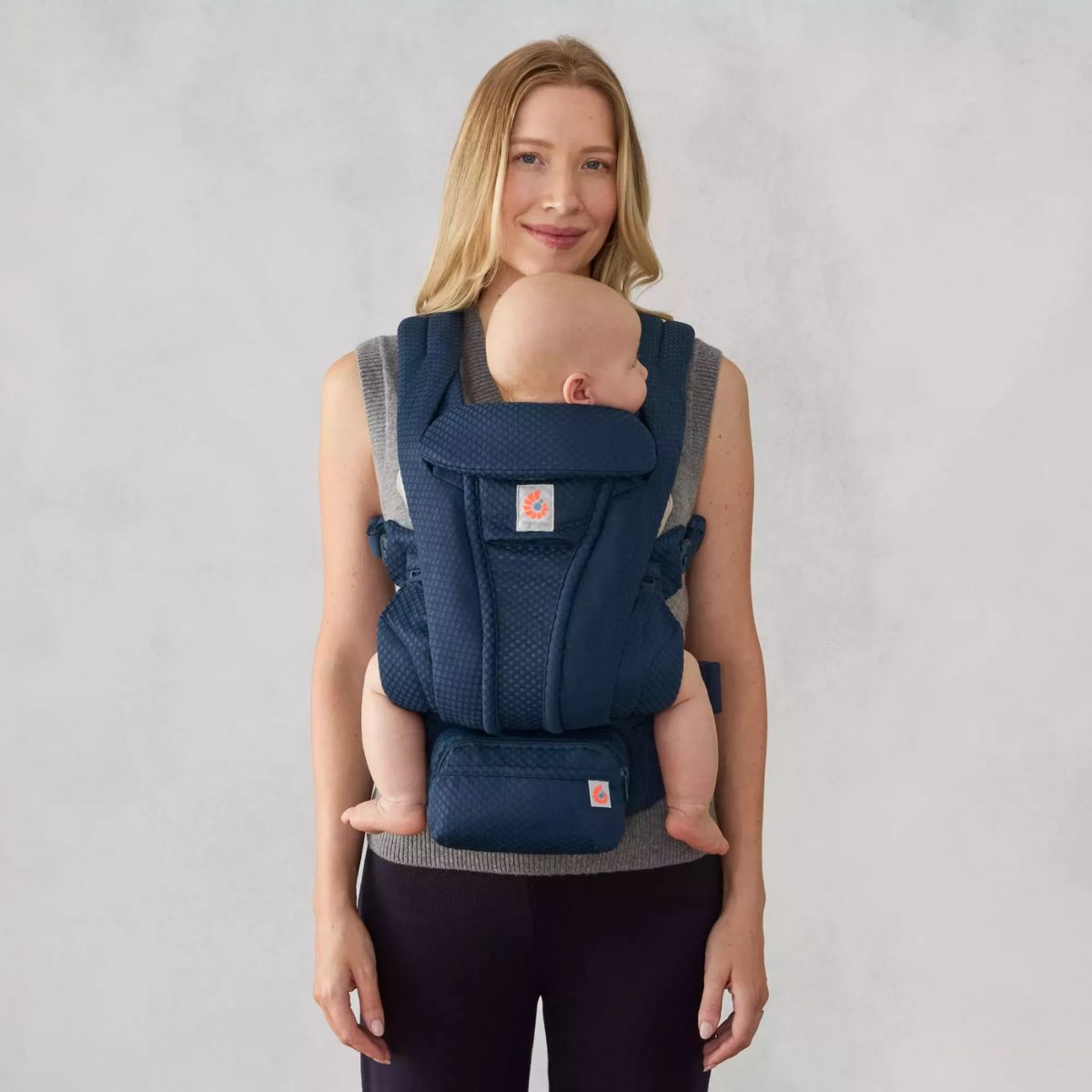 Ergobaby Omni Deluxe Newborn Baby Carrier 0-48M - Midnight Blue