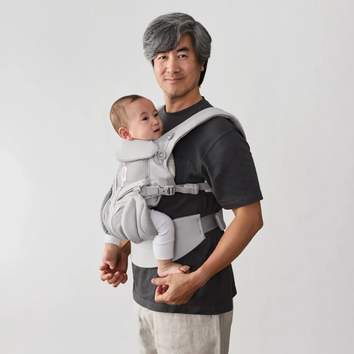 Ergobaby Omni Classic Newborn Baby Carrier 0-48M - Pearl Grey