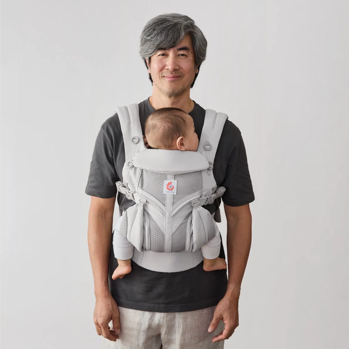 Ergobaby Omni Classic Newborn Baby Carrier 0-48M - Pearl Grey