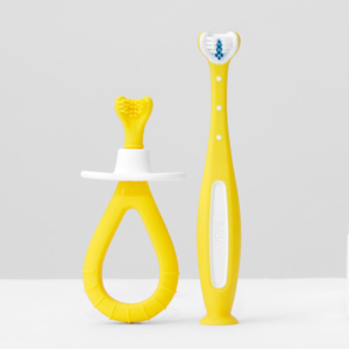 Frida Baby Grow-with-Me Training Toothbrush Set on Luna Baby Store Miami