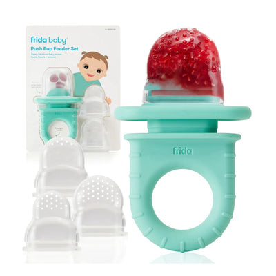 Kit de Alimentador Infantil de Silicone FridaBaby Push Pop