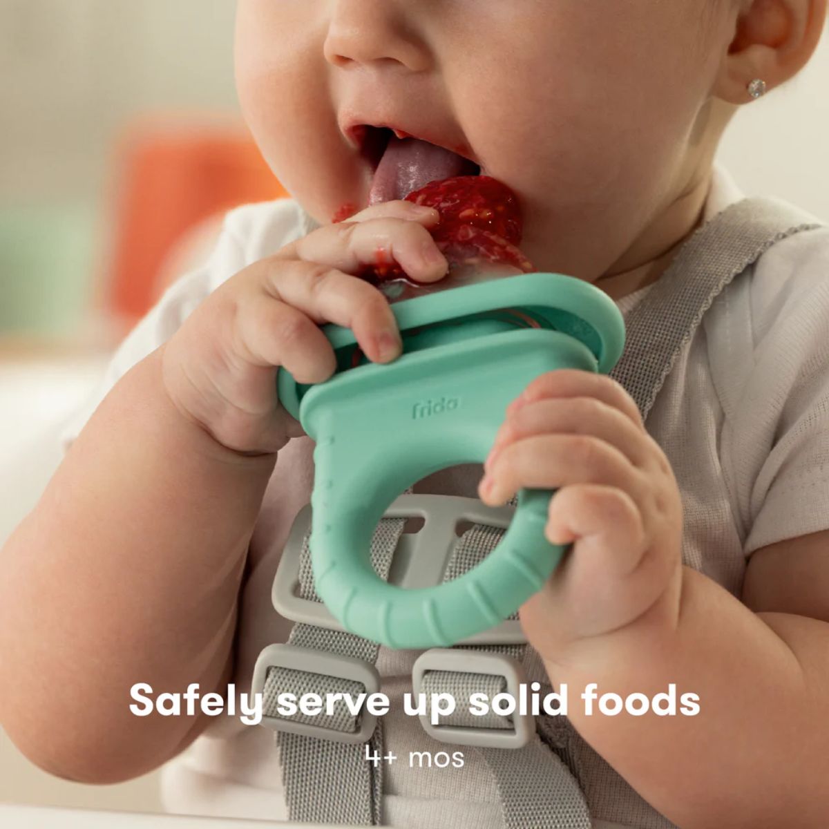 Kit de Alimentador Infantil de Silicone FridaBaby Push Pop on Luna Baby Store Miami