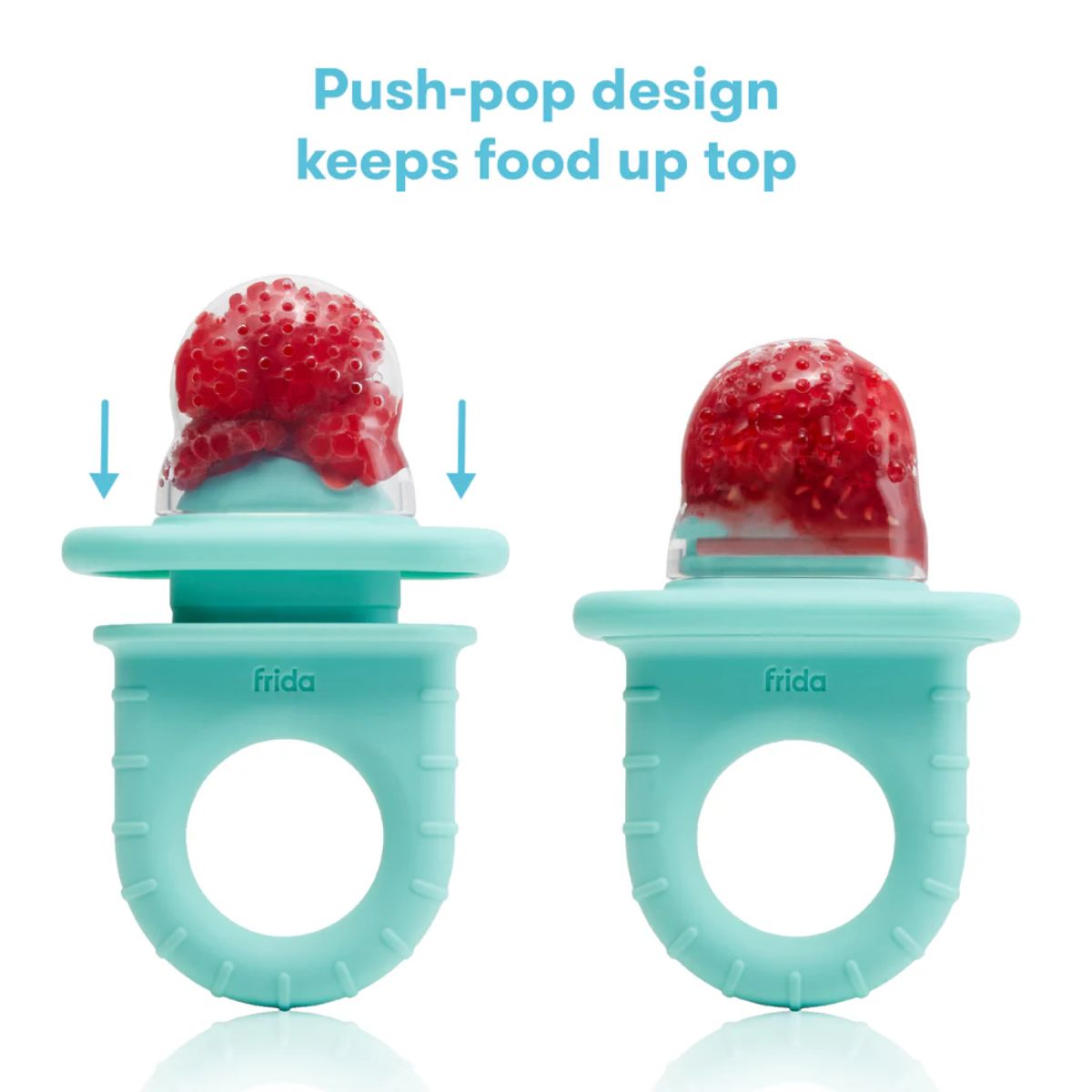 Kit de Alimentador Infantil de Silicone FridaBaby Push Pop on Luna Baby Store Miami