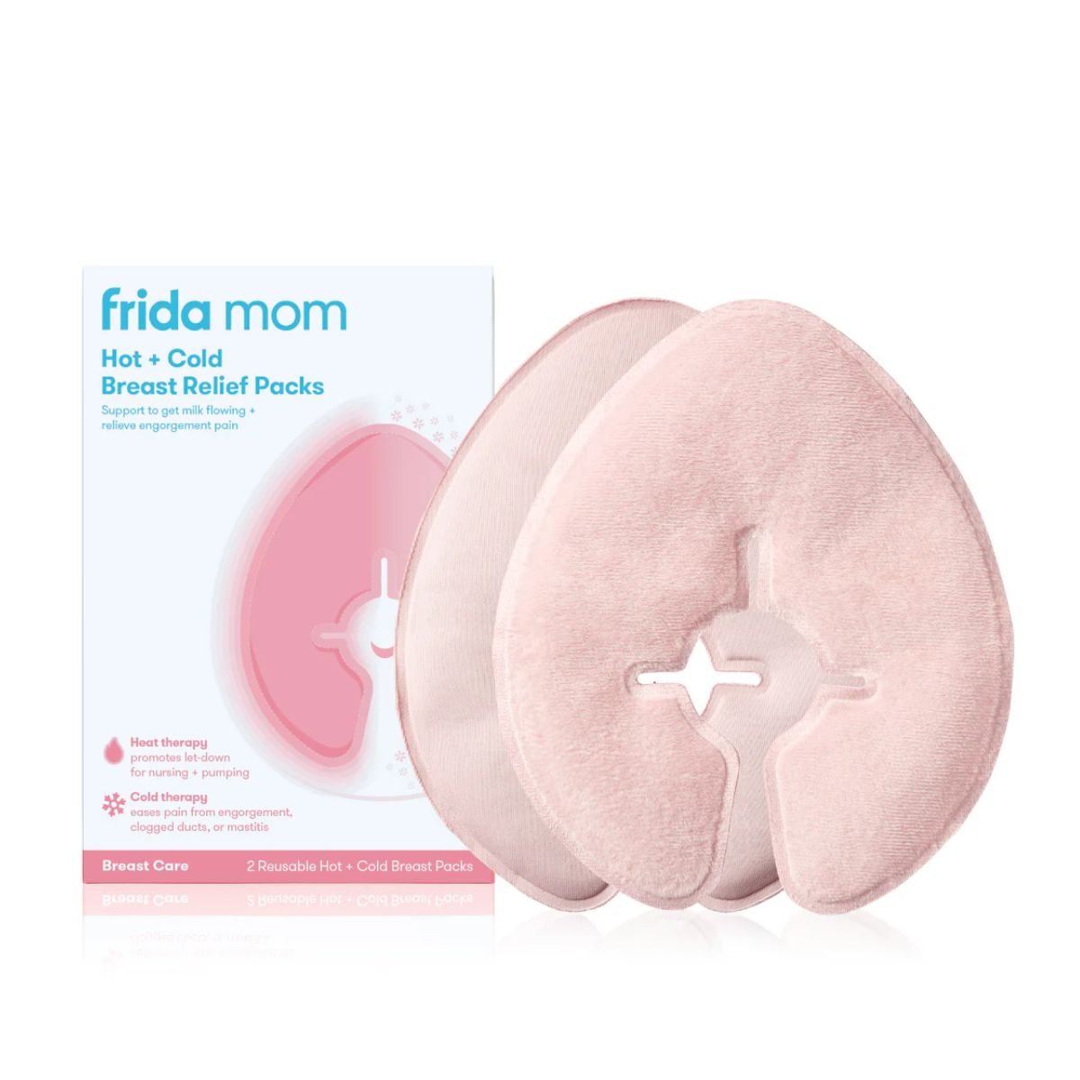 Frida Mom Breast Therapy Packs Hot & Cold Breast Pads 2-Pack on Luna Baby Store Miami