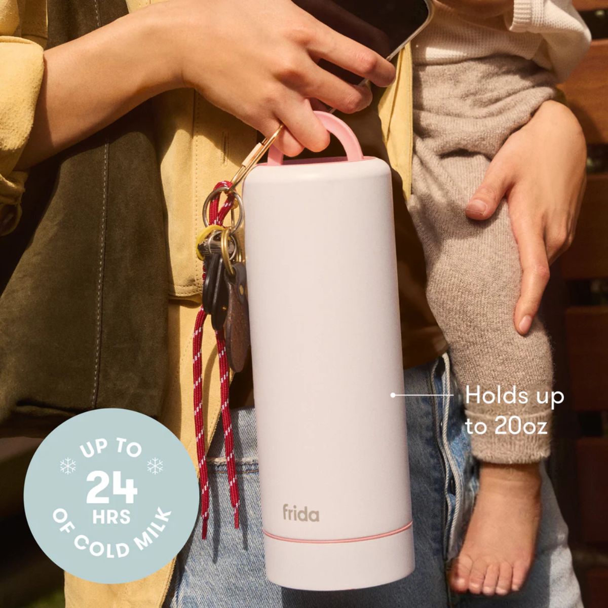 Frida Mom Cooler de Leite Materno Flow + Go 590ML on Luna Baby Store Miami