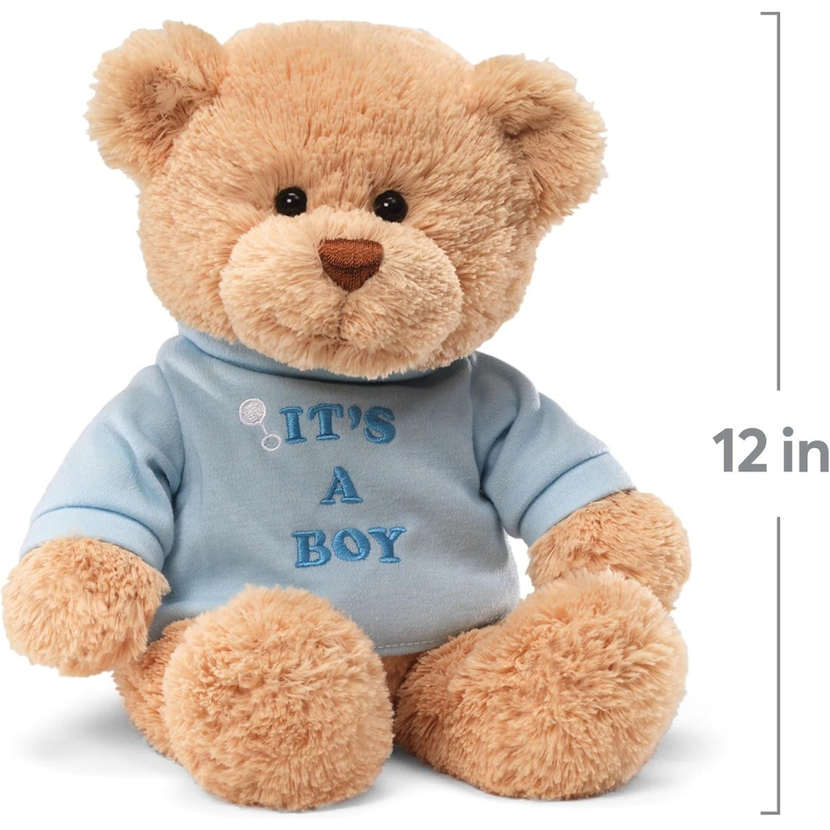 GUND It's a Boy Teddy Bear, Blue, 12 Inches on Luna Baby Store Miami