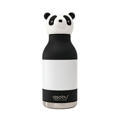 Asobu - Stainless Steel Bottle Silicone Head Panda