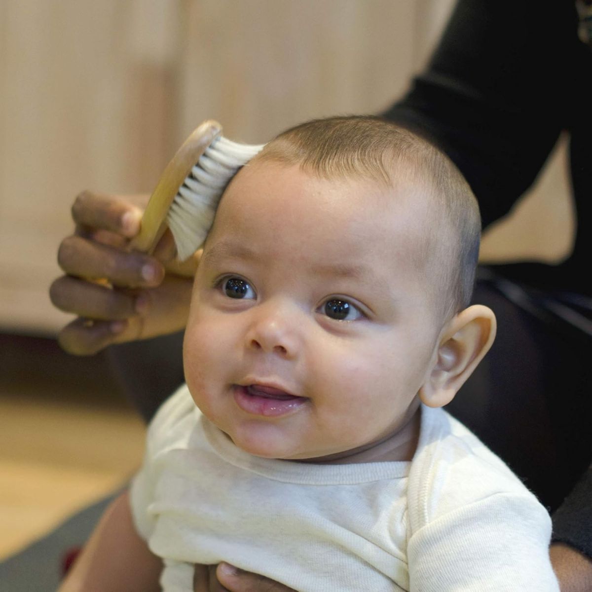 Kit Escova e Pente de Madeira para Bebê Green Sprouts