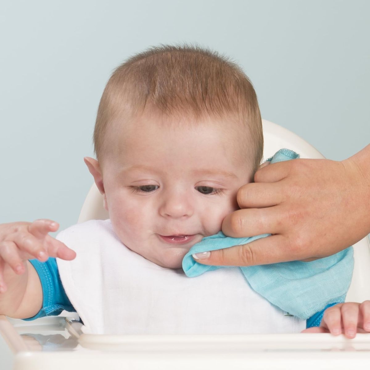 Green Sprouts Muslin Face Cloths Organic 5 PK - Pink