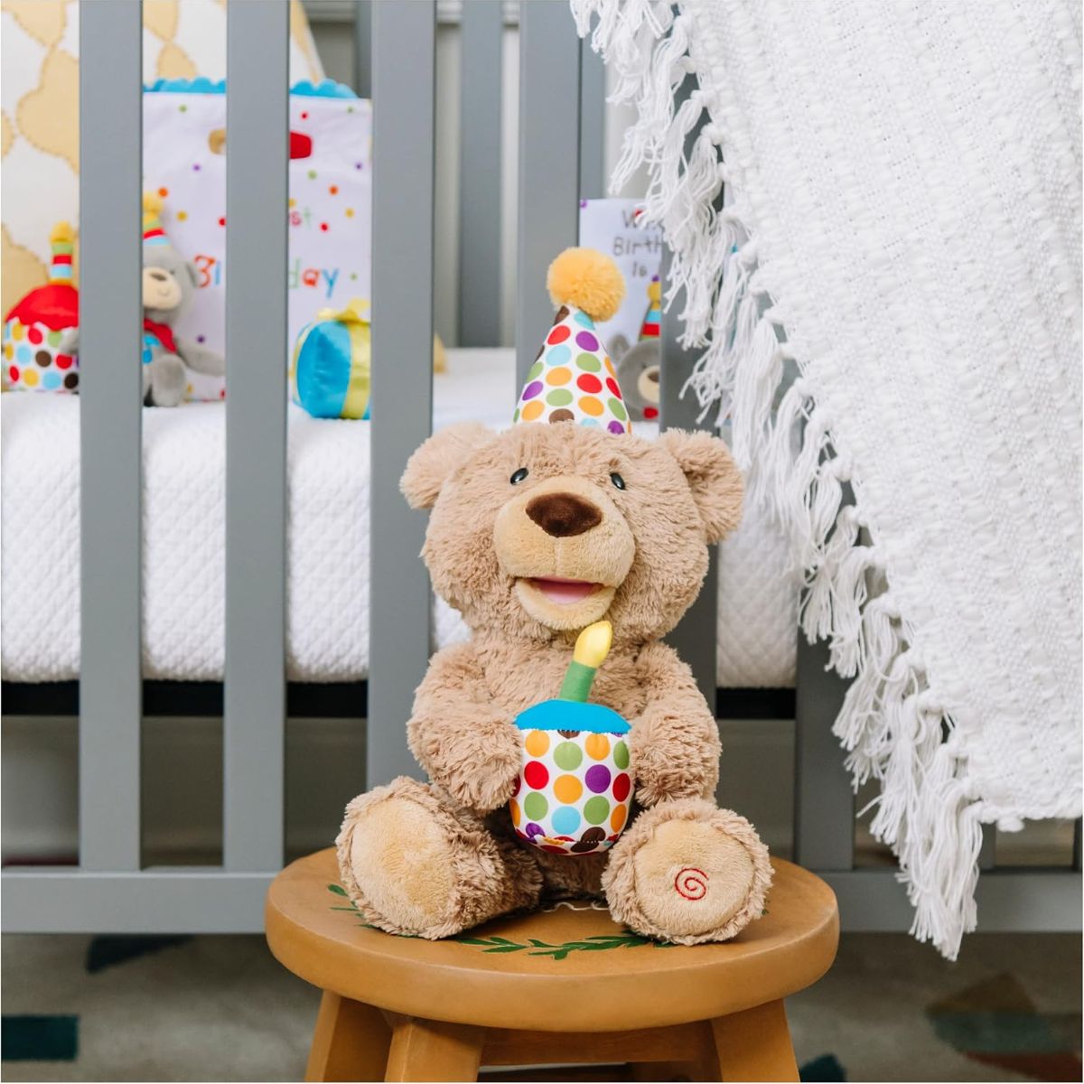 Gund Happy Birthday Animated Teddy 12 In