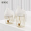 Copo de Treinamento Infantil com Canudo HEORSHE 210ML 6M+ White on Luna Baby Store Miami