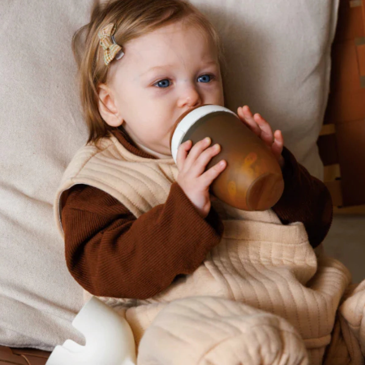 Mamadeira Heorshe de Pescoço Ultra Largo 160 ml – Cinza