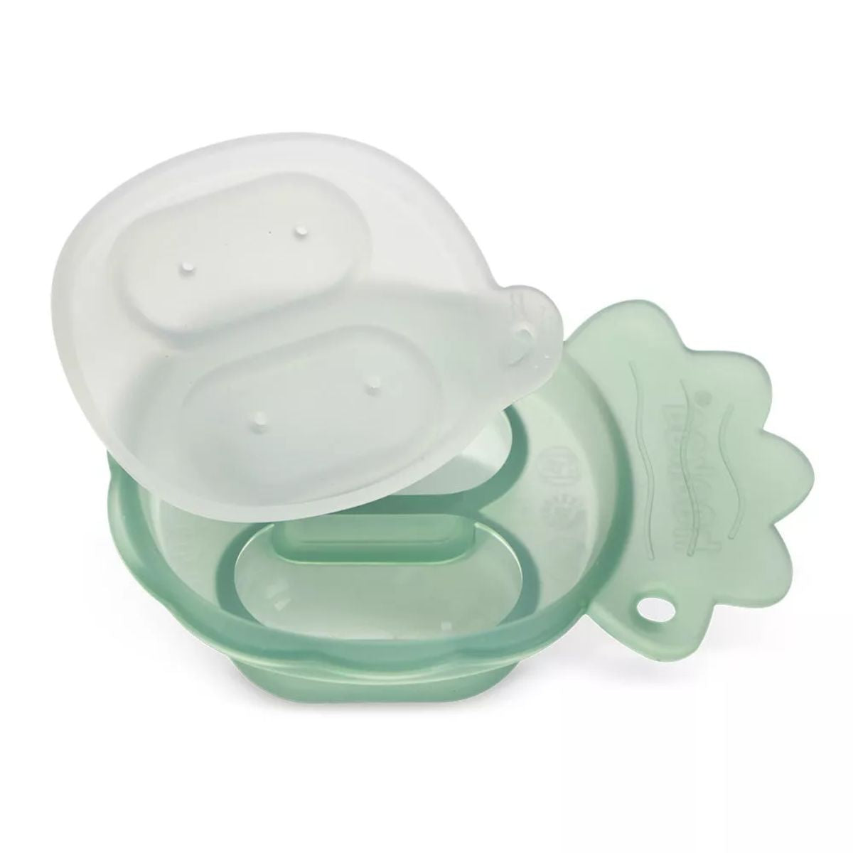 Alimentador Infantil de Silicone + Bandeja Haakaa Freeze-N-Feed Mini Blush on Luna Baby Store Miami