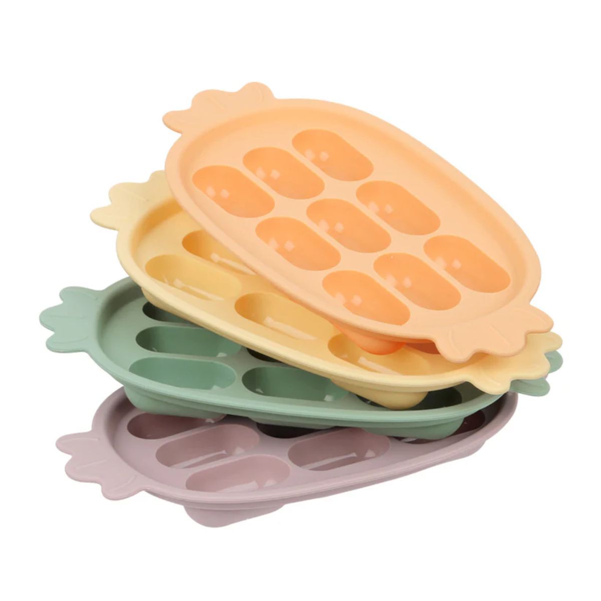 Bandeja de Silicone Para Congelar Alimento Infantil Haakaa Verde on Luna Baby Store Miami