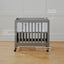 Halo Breathable Mesh Crib Liner for Mini Crib - Grey