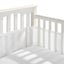 Halo Breathable Mesh Crib Liner for Mini Crib - White