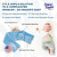 Cinta Térmica Para Alívio das Cólicas e Gases dos Bebês Happi Tummi Rosa on Luna Baby Store Miami