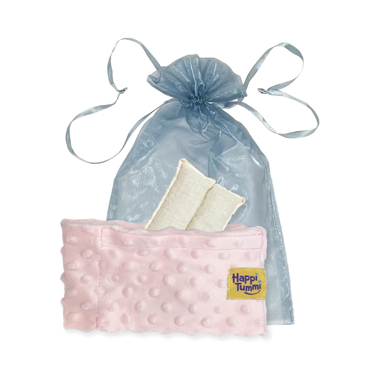 Cinta Térmica Para Alívio das Cólicas e Gases dos Bebês Happi Tummi Rosa on Luna Baby Store Miami