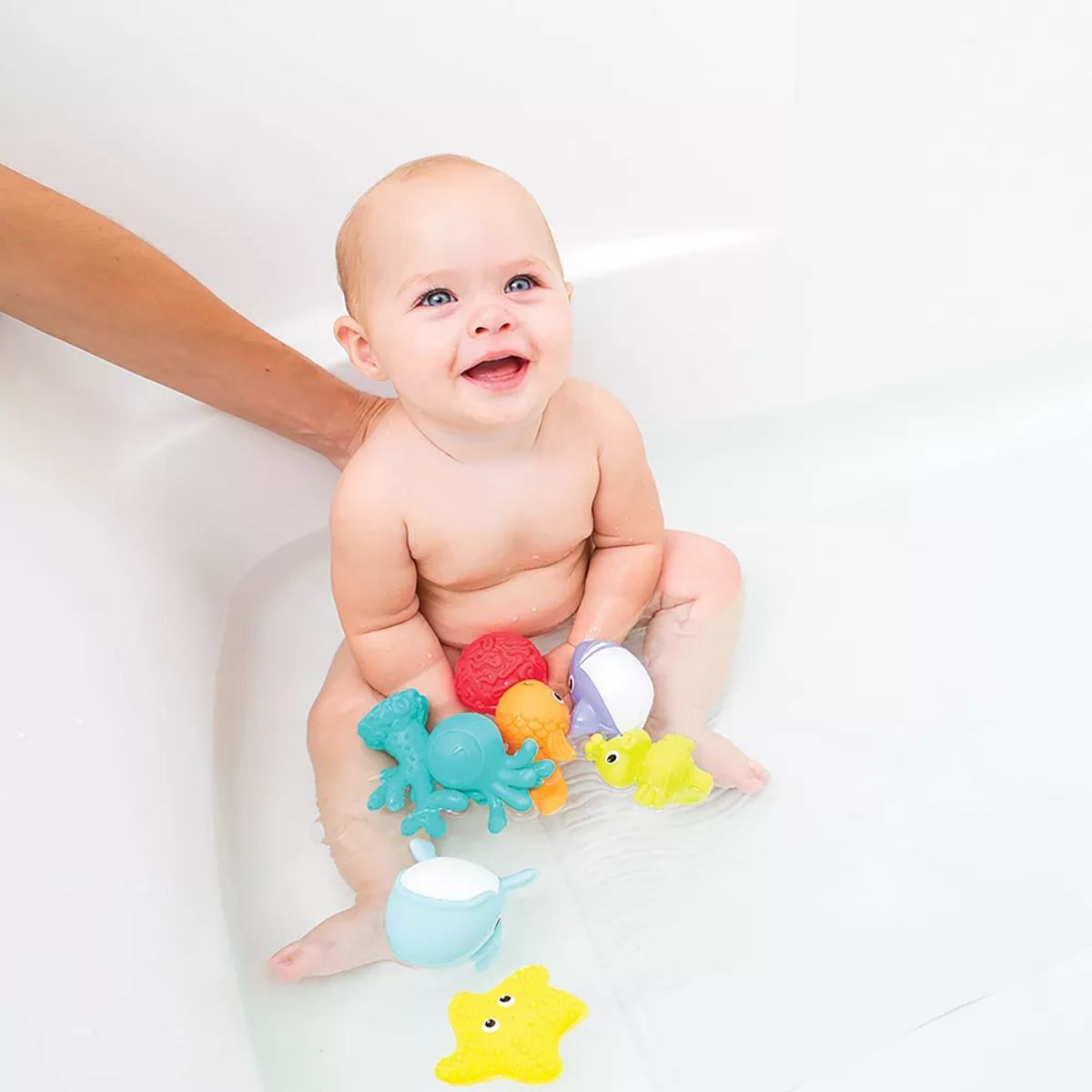 Infantino Aquarium Bath Squirters Toy 8 pieces