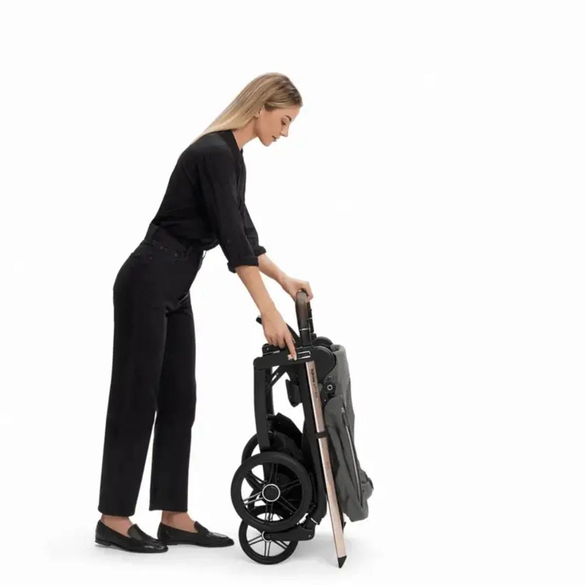 Inglesina Aptica Stroller & Bassinet + Stand - Pashmina Beige on Luna Baby Store Miami