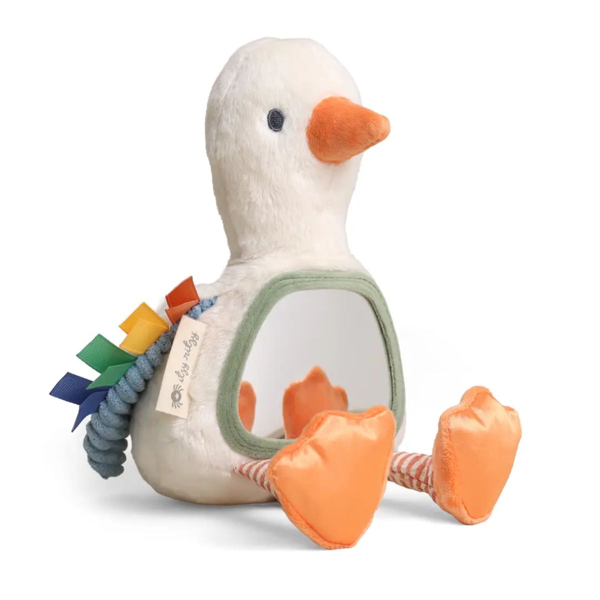 Itzy Bitzy Mirror Sensory Tummy Time Mirror - Gracie the Goose