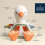 Itzy Bitzy Mirror Sensory Tummy Time Mirror - Gracie the Goose on Luna Baby Store Miami
