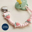 Itzy Ritzy Beaded Pacifier Clip - Strawberry on Luna Baby Store Miami
