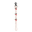 Itzy Ritzy Beaded Pacifier Clip - Strawberry on Luna Baby Store Miami