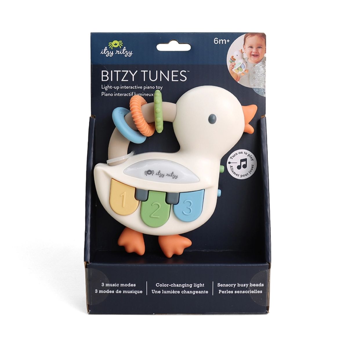 Brinquedo Piano Interativo Iluminado Bitzy Tunes Itzy Ritzy

