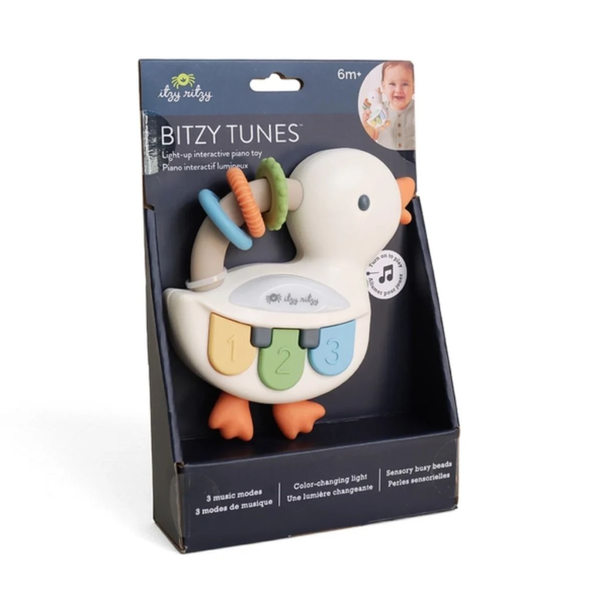 Brinquedo Piano Interativo Iluminado Bitzy Tunes Itzy Ritzy

