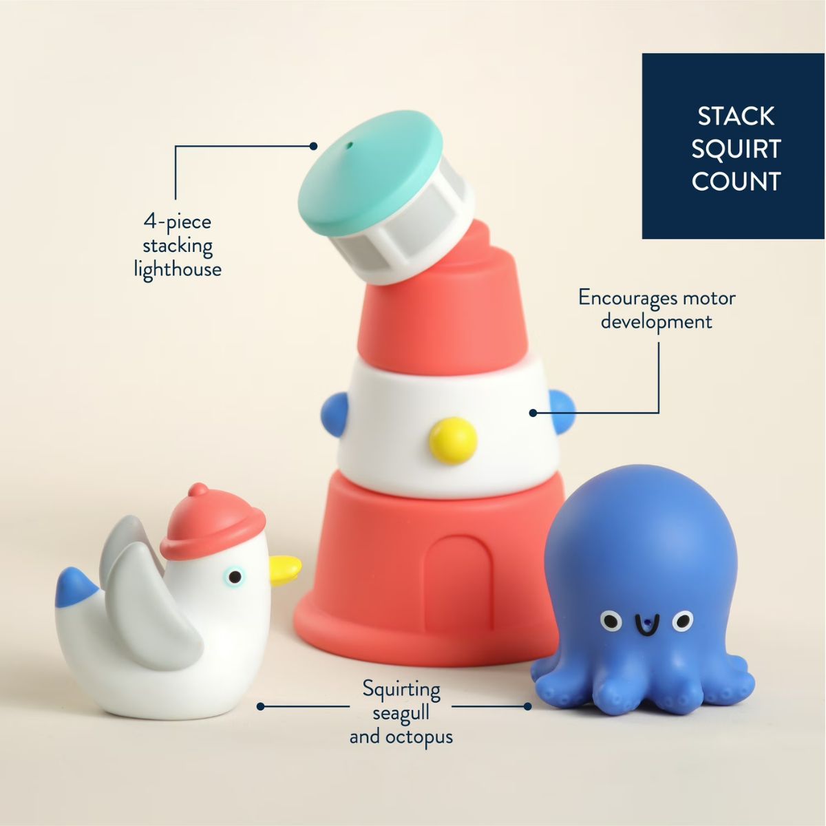 Brinquedo De Banho Itzy Ritzy Itzy Stack & Squirt