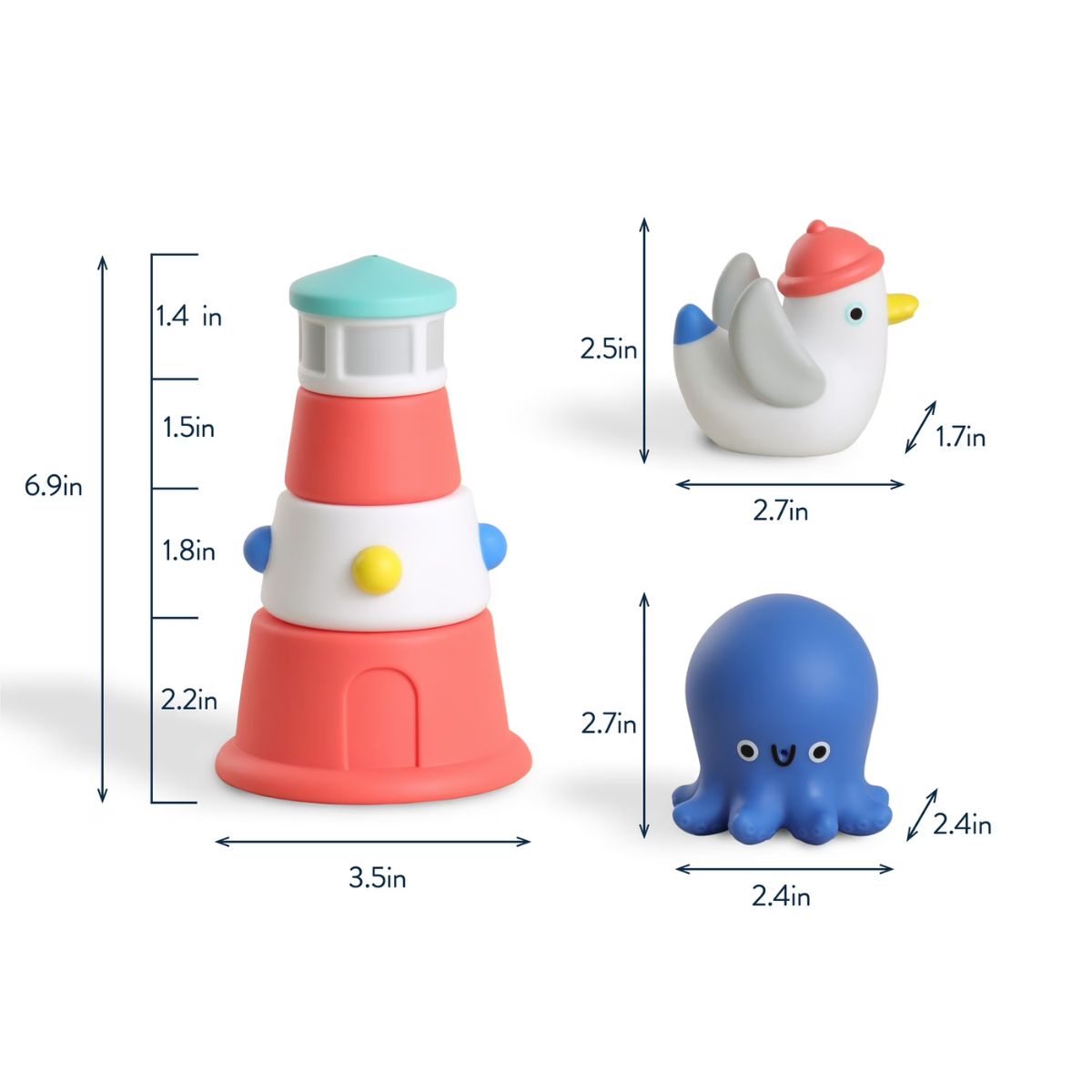 Brinquedo De Banho Itzy Ritzy Itzy Stack & Squirt