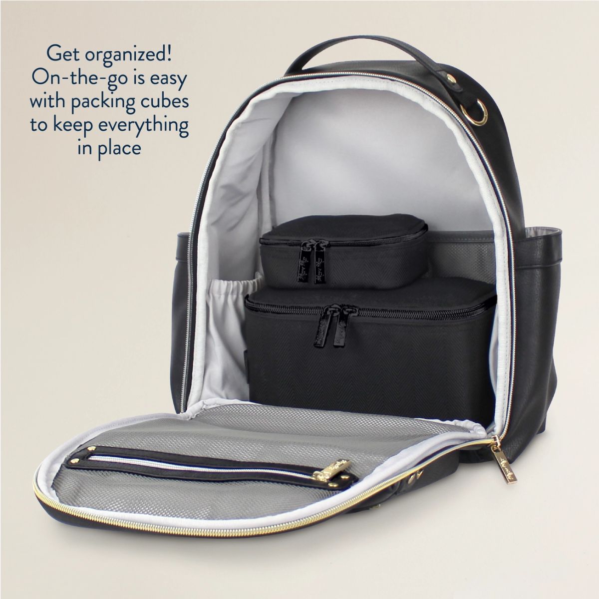 Kit Com 3 Necessaires Itzy Ritzy Pack Like A Boss Matte Black