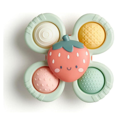 Itzy Ritzy Pop & Whirl Fidget Spinner Travel & Bath Toy - Strawberry