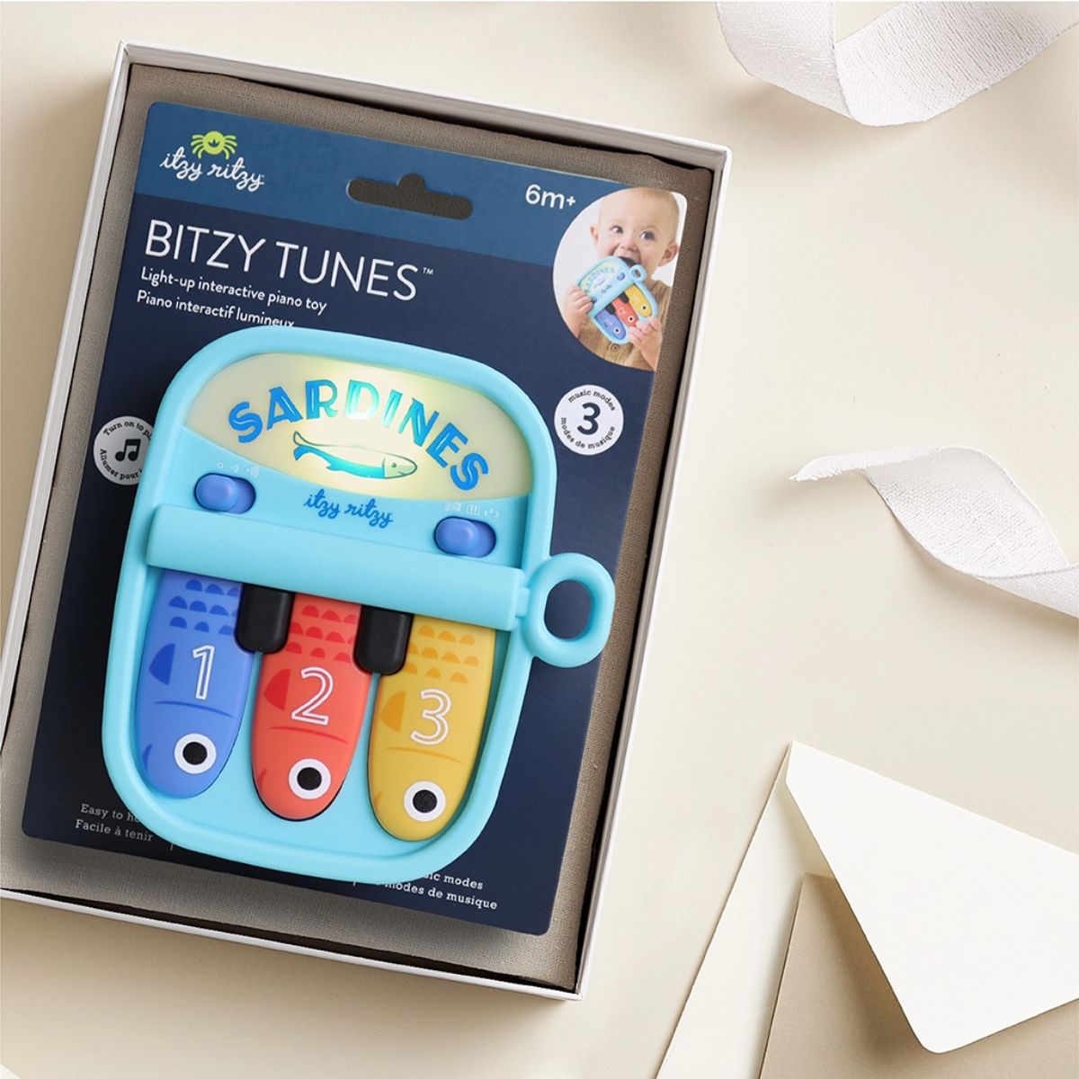 Itzy Ritzy Bitzy Tunes Sardines Baby Piano Toy