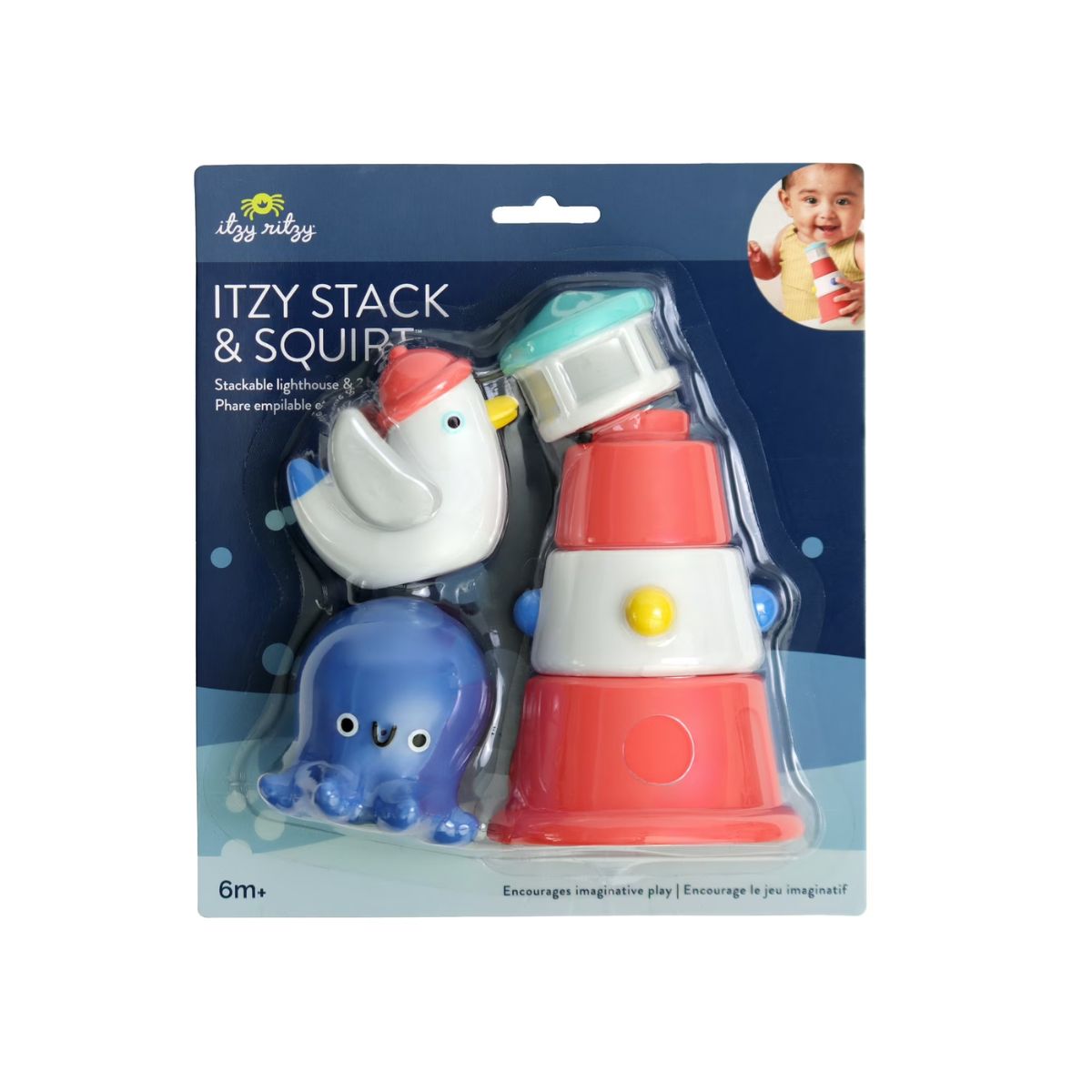 Brinquedo De Banho Itzy Ritzy Itzy Stack & Squirt