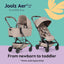 Joolz Aer² Cot - Stone Grey
