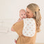 KeaBabies 5-Pack Softe Muslin Burp Cloths Soft White on Luna Baby Store Miami