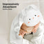 Toalha de Banho Infantil Com Capuz Keababies Cuddle Baby Bunny - Regular
