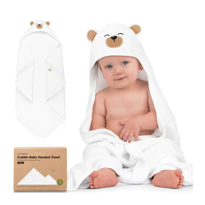 Toalha de Banho Infantil Com Capuz Keababies Cuddle Baby Grizzly - Regular

