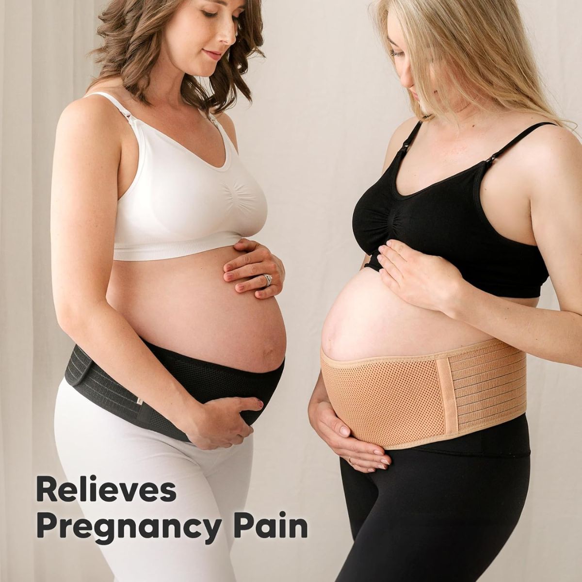 Cinta de Suporte Para Gestantes KeaBabies Ease Classic Ivory