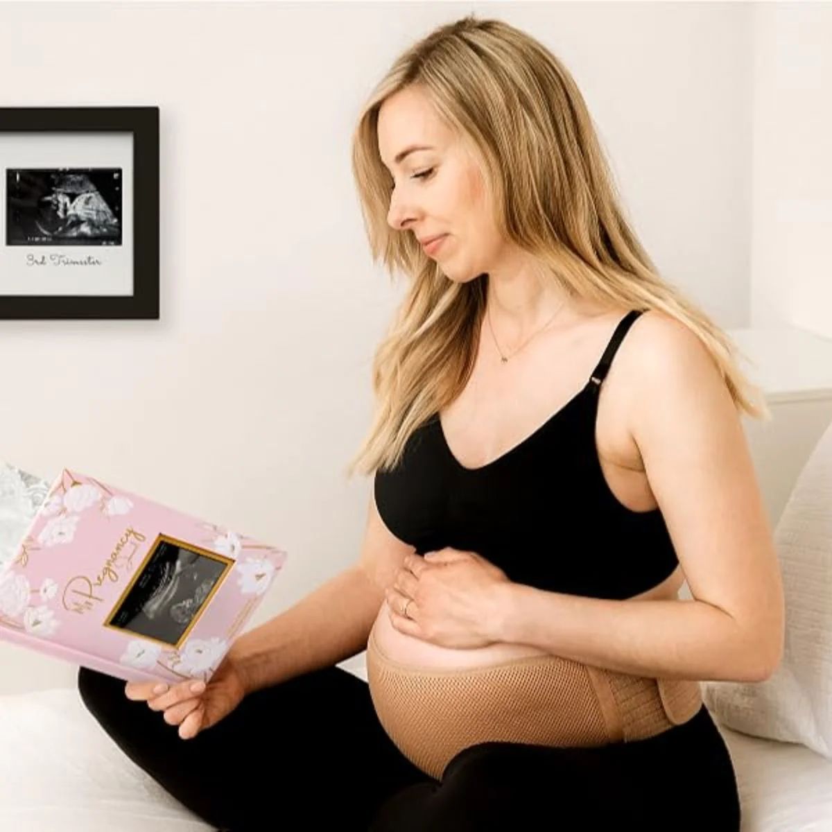 Cinta de Suporte Para Gestantes KeaBabies Ease Midnight Black

